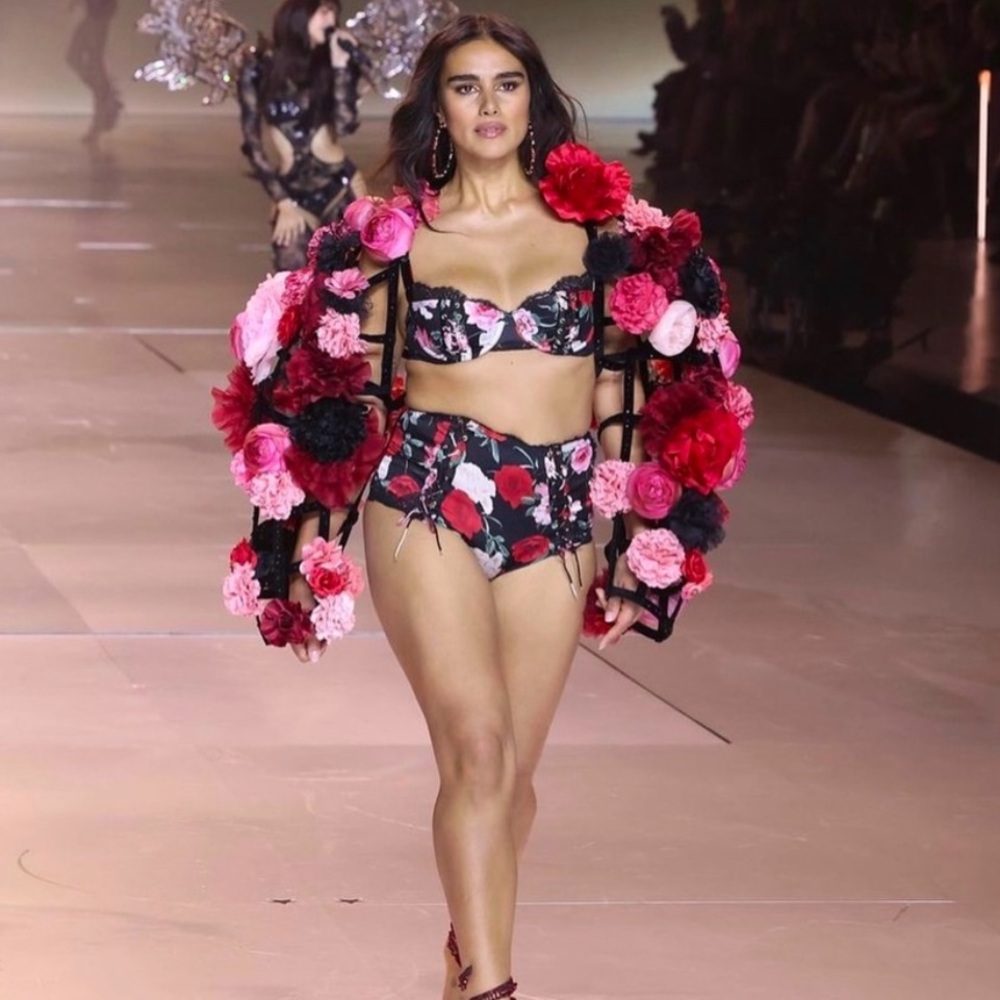 NWT Victoria's secret Atelier luxe silk lace trim high waist brief panty